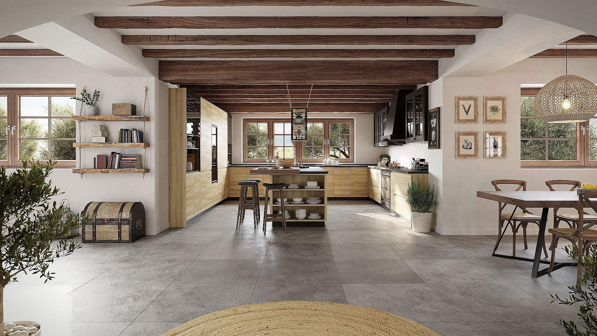 Cortinas o estores para cocina, ¿qué es mejor?